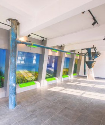 粉碎工艺展示区